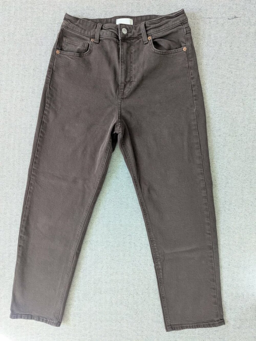 H&M Brown Slim Straight Jeans Size 6